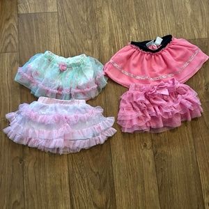 Bundle of baby girl tutus